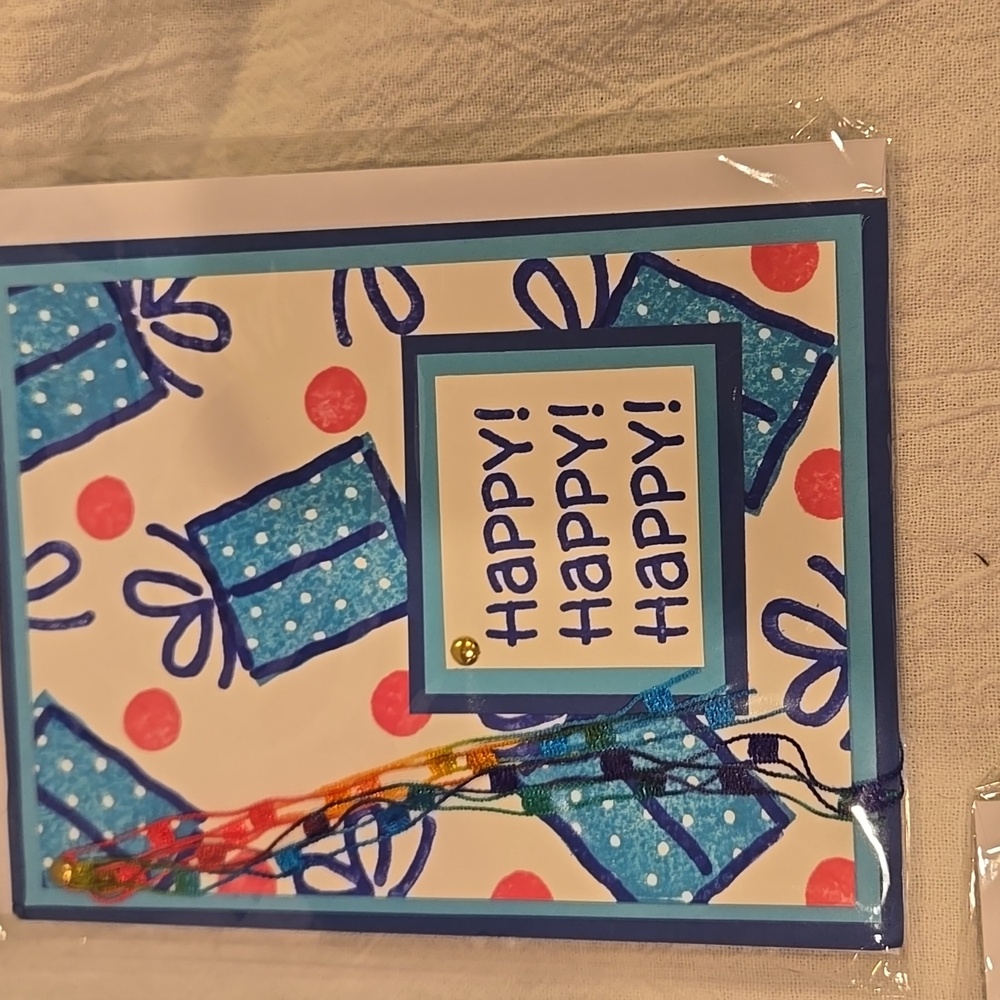 Colorful Celebration Greeting Cards Set Handmade - Picture 4 of 6